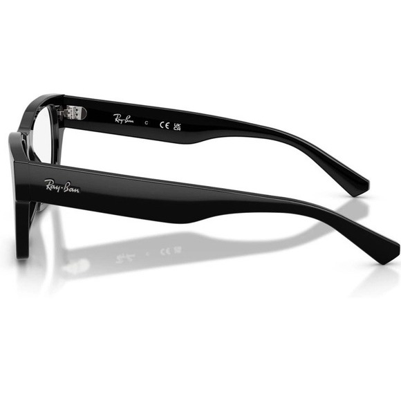 Ray-Ban RX5448 2000 Eyeglasses 55mm Black / Clear Demo Lens - Picture 3 of 5